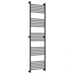 Полотенцесушитель водяной Сунержа Богема+ 15-0220-1950, высота 190 см, ширина 50 см, универсальное подключение, цвет тёмный титан муар