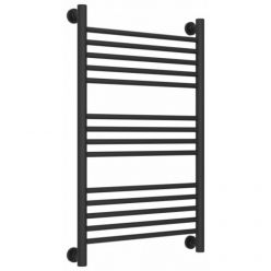 Полотенцесушитель водяной Сунержа Богема+ 15-0220-8050, высота 80 см, ширина 50 см, универсальное подключение, цвет тёмный титан муар