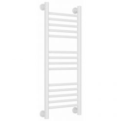 Полотенцесушитель водяной Сунержа Богема+ 30-0220-8030, высота 80 см, ширина 30 см, универсальное подключение, цвет матовый белый