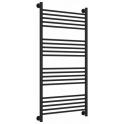 Полотенцесушитель водяной Сунержа Богема+ 31-0220-1260, высота 120 см, ширина 60 см, универсальное подключение, цвет матовый черный