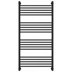 Полотенцесушитель водяной Сунержа Богема+ 31-0220-1260, высота 120 см, ширина 60 см, универсальное подключение, цвет матовый черный
