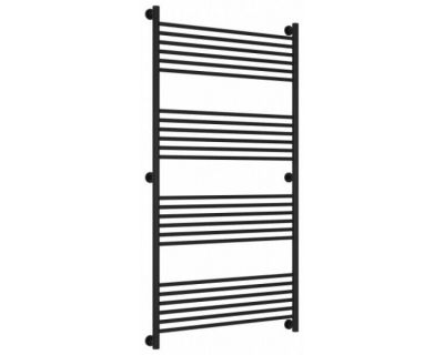 Полотенцесушитель водяной Сунержа Богема+ 31-0220-1580, высота 150 см, ширина 80 см, универсальное подключение, цвет матовый черный