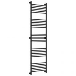 Полотенцесушитель водяной Сунержа Богема+ 31-0220-1950, высота 190 см, ширина 50 см, универсальное подключение, цвет матовый черный