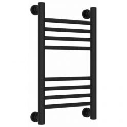 Полотенцесушитель водяной Сунержа Богема+ 31-0220-5030, высота 50 см, ширина 30 см, универсальное подключение, цвет матовый черный