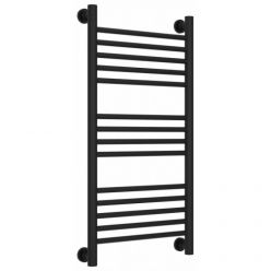 Полотенцесушитель водяной Сунержа Богема+ 31-0220-8040, высота 80 см, ширина 40 см, универсальное подключение, цвет матовый черный