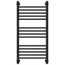 Полотенцесушитель водяной Сунержа Богема+ 31-0220-8040, высота 80 см, ширина 40 см, универсальное подключение, цвет матовый черный