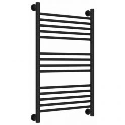 Полотенцесушитель водяной Сунержа Богема+ 31-0220-8050, высота 80 см, ширина 50 см, универсальное подключение, цвет матовый черный