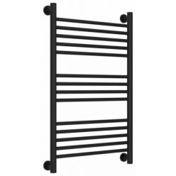 Полотенцесушитель водяной Сунержа Богема+ 31-0220-8050, высота 80 см, ширина 50 см, универсальное подключение, цвет матовый черный