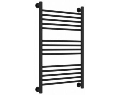 Полотенцесушитель водяной Сунержа Богема+ 31-0220-8050, высота 80 см, ширина 50 см, универсальное подключение, цвет матовый черный