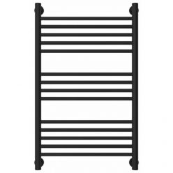 Полотенцесушитель водяной Сунержа Богема+ 31-0220-8050, высота 80 см, ширина 50 см, универсальное подключение, цвет матовый черный