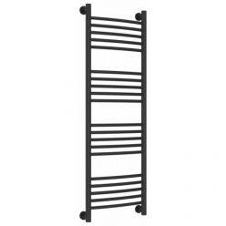 Полотенцесушитель водяной Сунержа Богема+ 15-0221-1240, высота 120 см, ширина 40 см, универсальное подключение, цвет тёмный титан муар