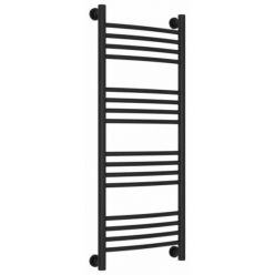 Полотенцесушитель водяной Сунержа Богема+ 31-0221-1040, высота 100 см, ширина 40 см, универсальное подключение, цвет матовый черный