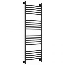 Полотенцесушитель водяной Сунержа Богема+ 31-0221-1240, высота 120 см, ширина 40 см, универсальное подключение, цвет матовый черный