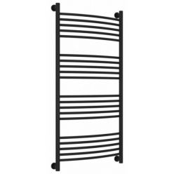 Полотенцесушитель водяной Сунержа Богема+ 31-0221-1260, высота 120 см, ширина 60 см, универсальное подключение, цвет матовый черный