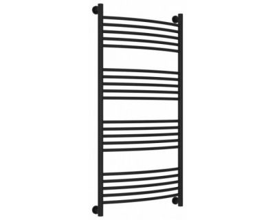 Полотенцесушитель водяной Сунержа Богема+ 31-0221-1260, высота 120 см, ширина 60 см, универсальное подключение, цвет матовый черный