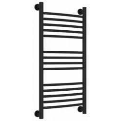 Полотенцесушитель водяной Сунержа Богема+ 31-0221-8040, высота 80 см, ширина 40 см, универсальное подключение, цвет матовый черный
