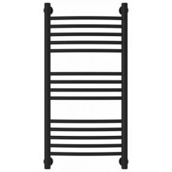 Полотенцесушитель водяной Сунержа Богема+ 31-0221-8040, высота 80 см, ширина 40 см, универсальное подключение, цвет матовый черный