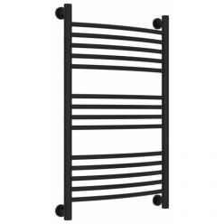 Полотенцесушитель водяной Сунержа Богема+ 31-0221-8050, высота 80 см, ширина 50 см, универсальное подключение, цвет матовый черный