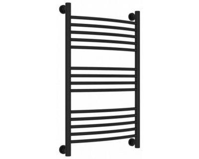 Полотенцесушитель водяной Сунержа Богема+ 31-0221-8050, высота 80 см, ширина 50 см, универсальное подключение, цвет матовый черный