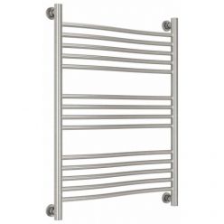 Полотенцесушитель водяной Сунержа Флюид+ 071-0222-8060, высота 80, ширина 60 см, универсальное подключение, цвет сатин