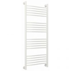 Полотенцесушитель водяной Сунержа Флюид+ 12-0222-1250, высота 120, ширина 50 см, универсальное подключение, цвет белый