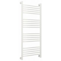 Полотенцесушитель водяной Сунержа Флюид+ 12-0222-1250, высота 120, ширина 50 см, универсальное подключение, цвет белый