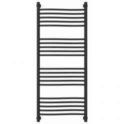 Полотенцесушитель водяной Сунержа Флюид+ 15-0222-1250, высота 120, ширина 50 см, универсальное подключение, цвет тёмный титан муар