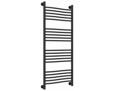 Полотенцесушитель водяной Сунержа Флюид+ 15-0222-1250, высота 120, ширина 50 см, универсальное подключение, цвет тёмный титан муар