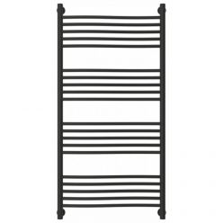 Полотенцесушитель водяной Сунержа Флюид+ 15-0222-1260, высота 120, ширина 60 см, универсальное подключение, цвет тёмный титан муар