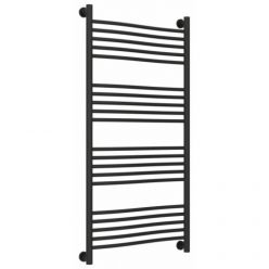 Полотенцесушитель водяной Сунержа Флюид+ 15-0222-1260, высота 120, ширина 60 см, универсальное подключение, цвет тёмный титан муар