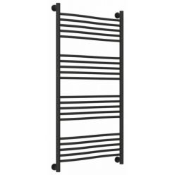 Полотенцесушитель водяной Сунержа Флюид+ 15-0222-1260, высота 120, ширина 60 см, универсальное подключение, цвет тёмный титан муар