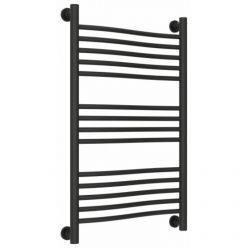 Полотенцесушитель водяной Сунержа Флюид+ 15-0222-8050, высота 80, ширина 50 см, универсальное подключение, цвет тёмный титан муар