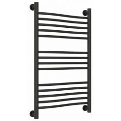 Полотенцесушитель водяной Сунержа Флюид+ 15-0222-8050, высота 80, ширина 50 см, универсальное подключение, цвет тёмный титан муар