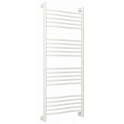 Полотенцесушитель водяной Сунержа Флюид+ 30-0222-1250, высота 120, ширина 50 см, универсальное подключение, цвет матовый белый