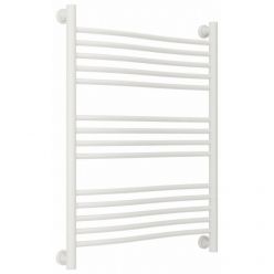 Полотенцесушитель водяной Сунержа Флюид+ 30-0222-8060, высота 80, ширина 60 см, универсальное подключение, цвет матовый белый