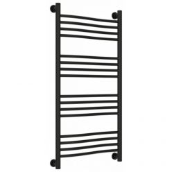 Полотенцесушитель водяной Сунержа Флюид+ 31-0222-1050, высота 100, ширина 50 см, универсальное подключение, цвет матовый черный