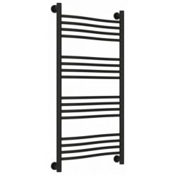 Полотенцесушитель водяной Сунержа Флюид+ 31-0222-1050, высота 100, ширина 50 см, универсальное подключение, цвет матовый черный