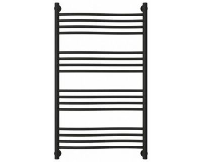 Полотенцесушитель водяной Сунержа Флюид+ 31-0222-1060, высота 100, ширина 60 см, универсальное подключение, цвет матовый черный