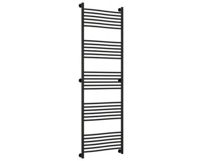 Полотенцесушитель водяной Сунержа Флюид+ 31-0222-1960, высота 190, ширина 60 см, универсальное подключение, цвет матовый черный