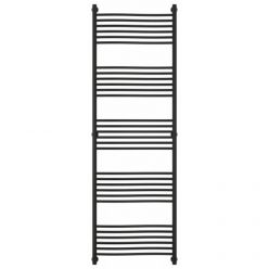 Полотенцесушитель водяной Сунержа Флюид+ 31-0222-1960, высота 190, ширина 60 см, универсальное подключение, цвет матовый черный