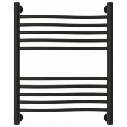 Полотенцесушитель водяной Сунержа Флюид+ 31-0222-6050, высота 60, ширина 50 см, универсальное подключение, цвет матовый черный
