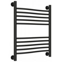 Полотенцесушитель водяной Сунержа Флюид+ 31-0222-6050, высота 60, ширина 50 см, универсальное подключение, цвет матовый черный