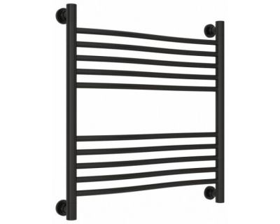 Полотенцесушитель водяной Сунержа Флюид+ 31-0222-6060, высота 60, ширина 60 см, универсальное подключение, цвет матовый черный