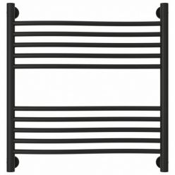 Полотенцесушитель водяной Сунержа Флюид+ 31-0222-6060, высота 60, ширина 60 см, универсальное подключение, цвет матовый черный