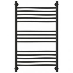 Полотенцесушитель водяной Сунержа Флюид+ 31-0222-8050, высота 80, ширина 50 см, универсальное подключение, цвет матовый черный