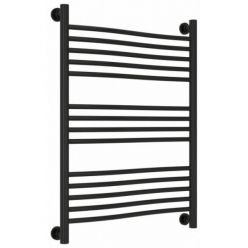 Полотенцесушитель водяной Сунержа Флюид+ 31-0222-8060, высота 80, ширина 60 см, универсальное подключение, цвет матовый черный