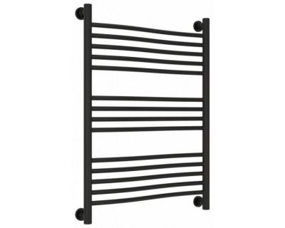 Полотенцесушитель водяной Сунержа Флюид+ 31-0222-8060, высота 80, ширина 60 см, универсальное подключение, цвет матовый черный