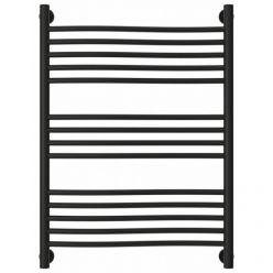 Полотенцесушитель водяной Сунержа Флюид+ 31-0222-8060, высота 80, ширина 60 см, универсальное подключение, цвет матовый черный