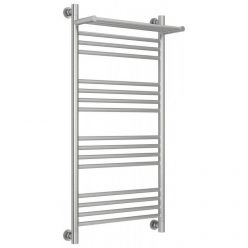 Полотенцесушитель водяной Сунержа Богема+ 071-0223-1050, высота 100 см, ширина 50 см, универсальное подключение, с полкой, цвет сатин