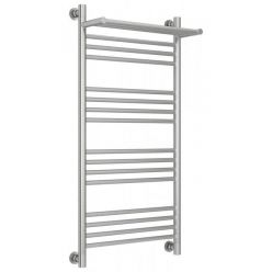 Полотенцесушитель водяной Сунержа Богема+ 071-0223-1050, высота 100 см, ширина 50 см, универсальное подключение, с полкой, цвет сатин